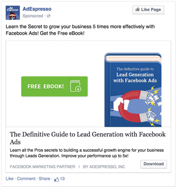 Facebook ad version 2