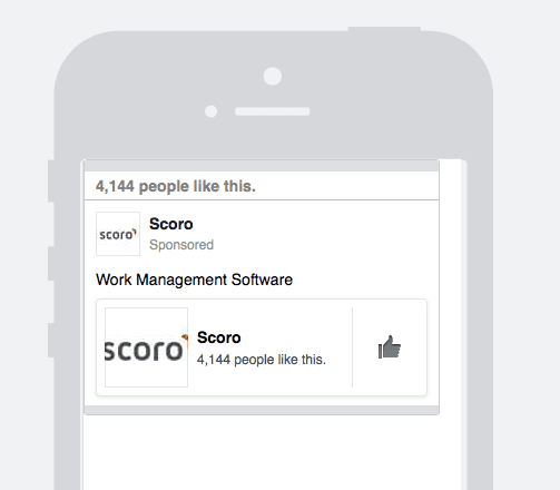 Facebook like campaign on mobile