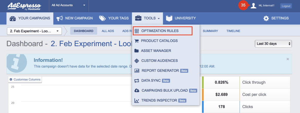 facebook optimization ads