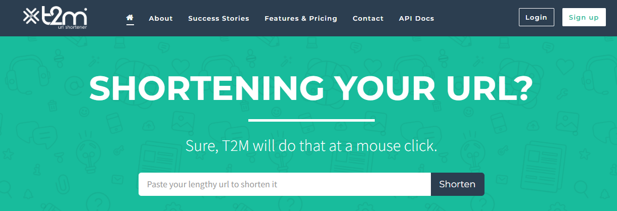 T2M URL shortener